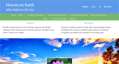 Desktop Screenshot of heaven-on-earth.co.uk